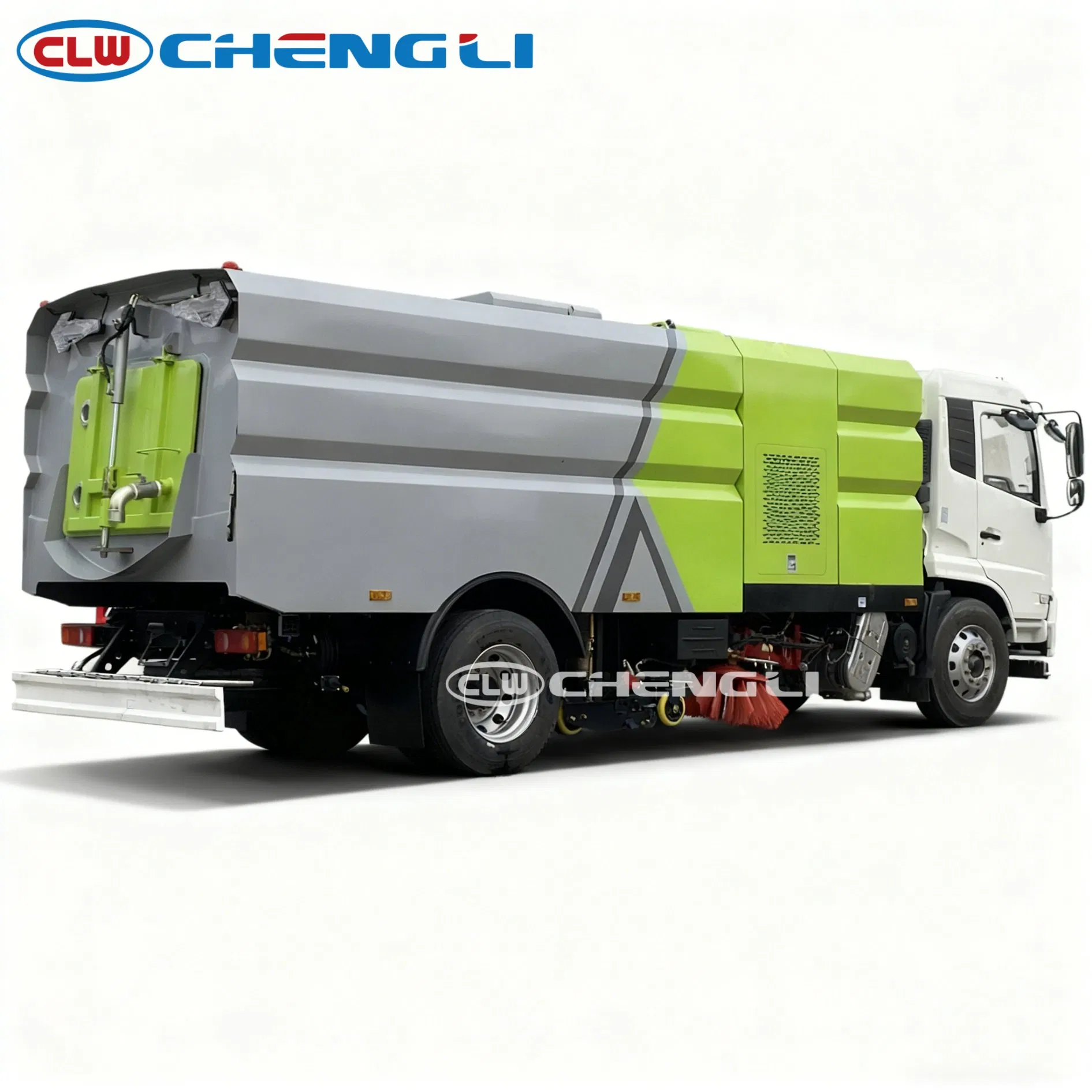 รถกวาดถนน Dongfeng Tianjin มุมท้ายอีกด้าน