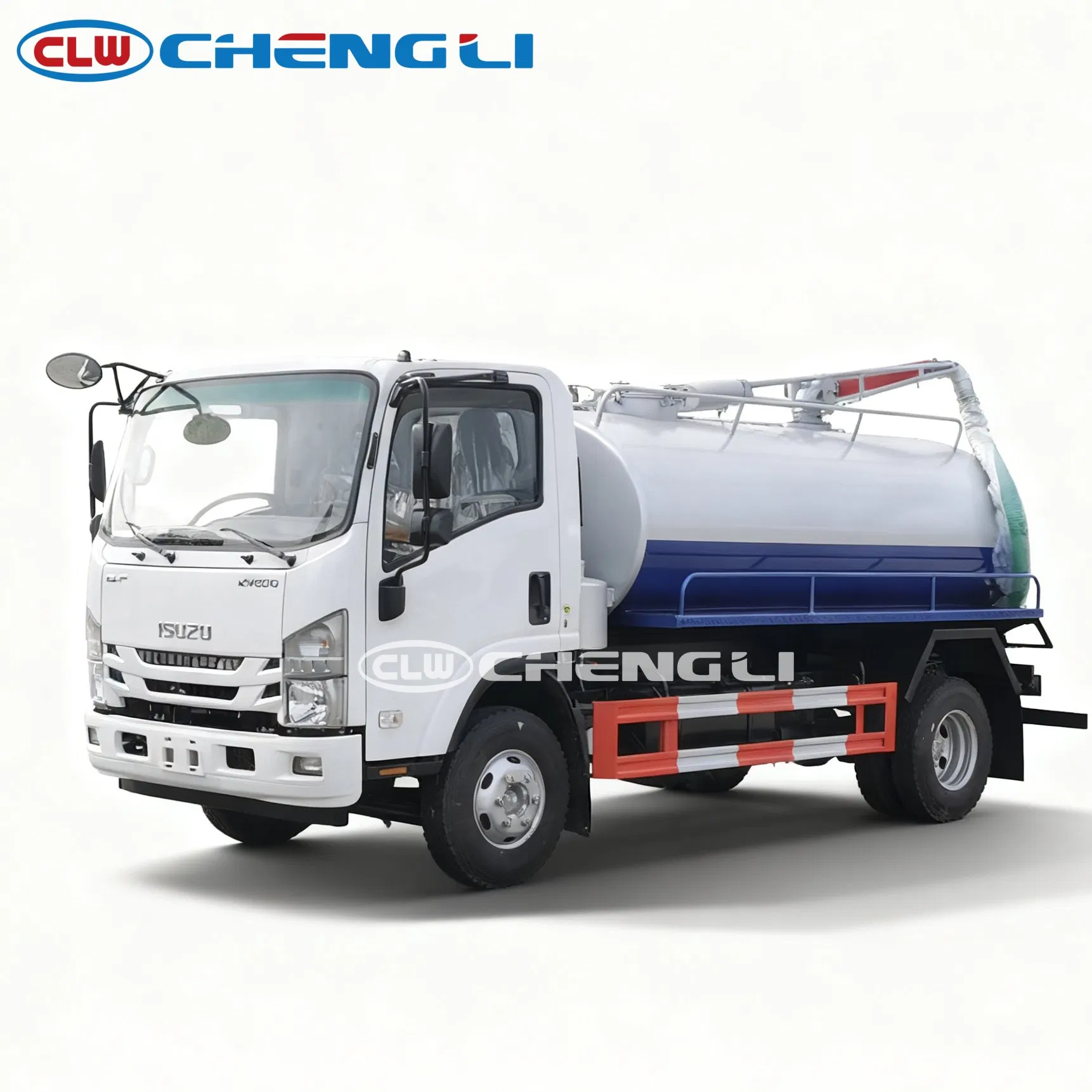 รถดูดสิ่งปฏิกูล 6 ล้อ ถัง 6,000 ลิตร 4×2 รุ่น CLW5080GXE (ตระกูล Isuzu)