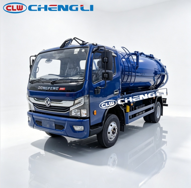 รถดูดสิ่งปฏิกูล Dongfeng ภาพประกอบที่ 2 มุมด้านข้างตัวรถ
