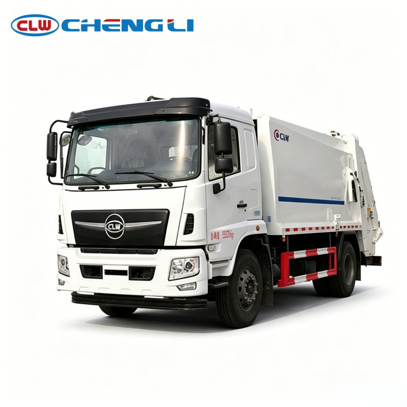 รถอามโรลล์ (แขนแบบหมุน) Chengli 4×2 ยกตู้ขยะไฮดรอลิก น้ำหนักรวม 16.2 ตัน