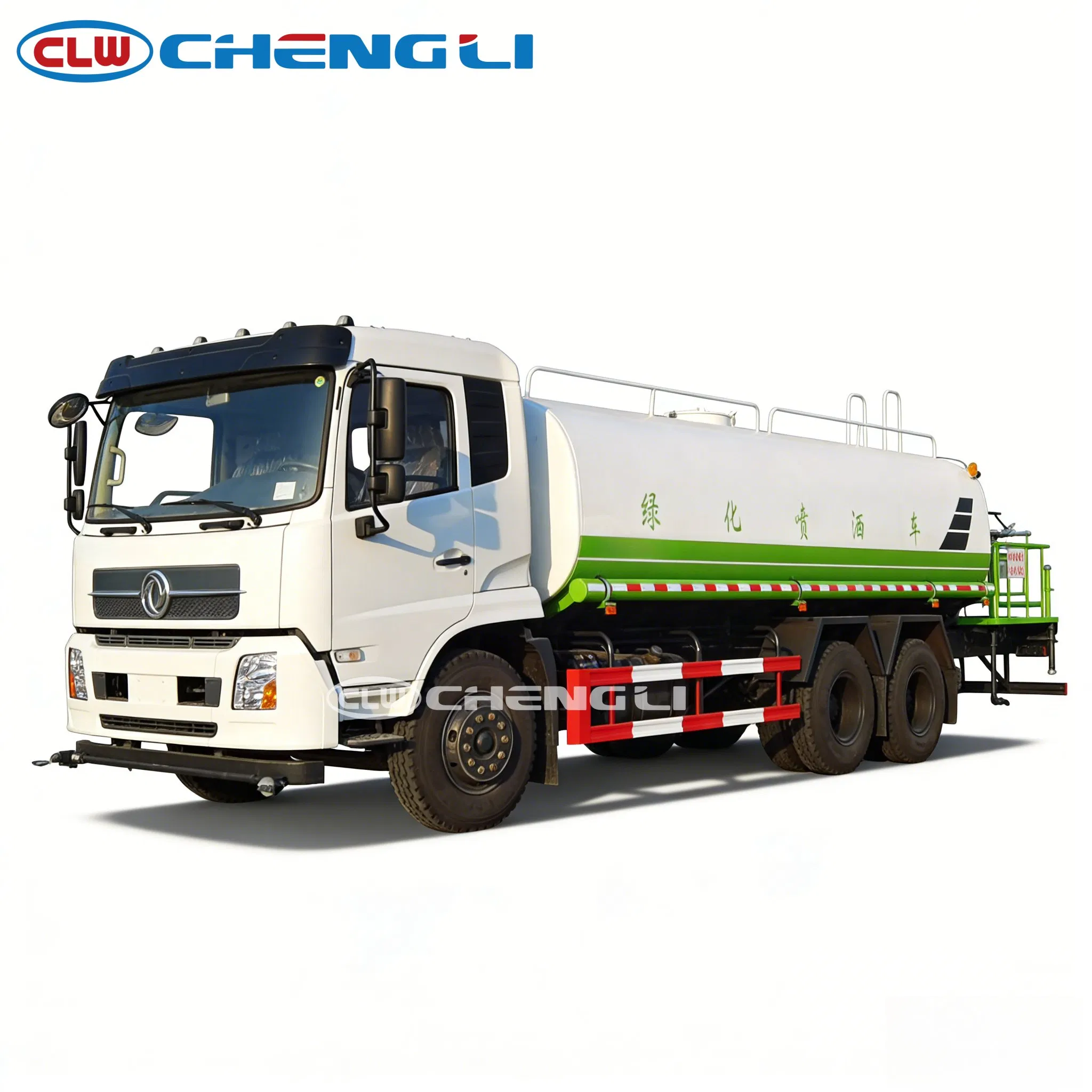รถบรรทุกน้ำ Dongfeng D17 ภาพประกอบที่ 3 แสดงถังน้ำและท่อฉีด