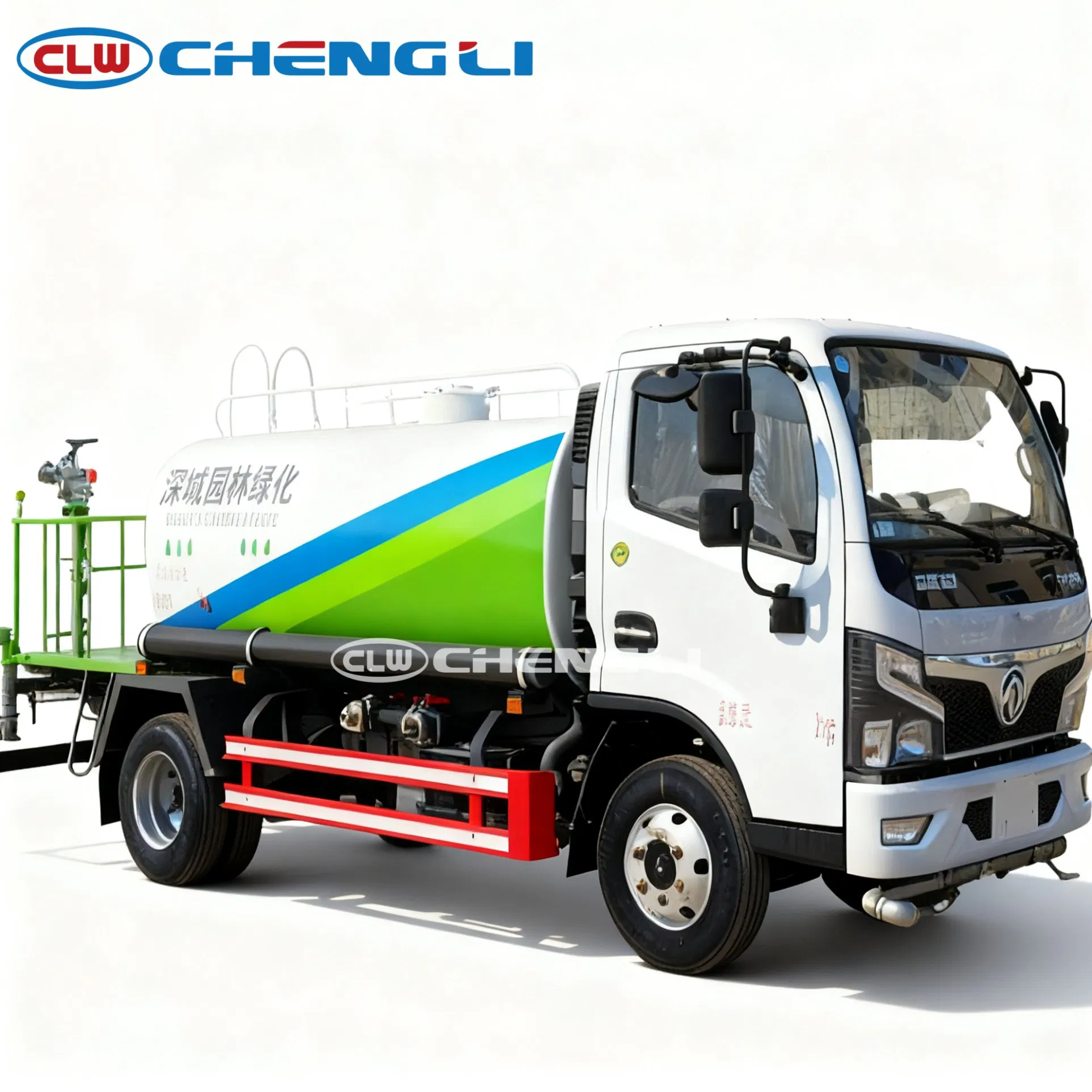 รถบรรทุกน้ำ 6 ล้อ 5,000 ลิตร Dongfeng D6 4×2 รุ่น CLW5070GSSD6 (แบบมาตรฐาน)