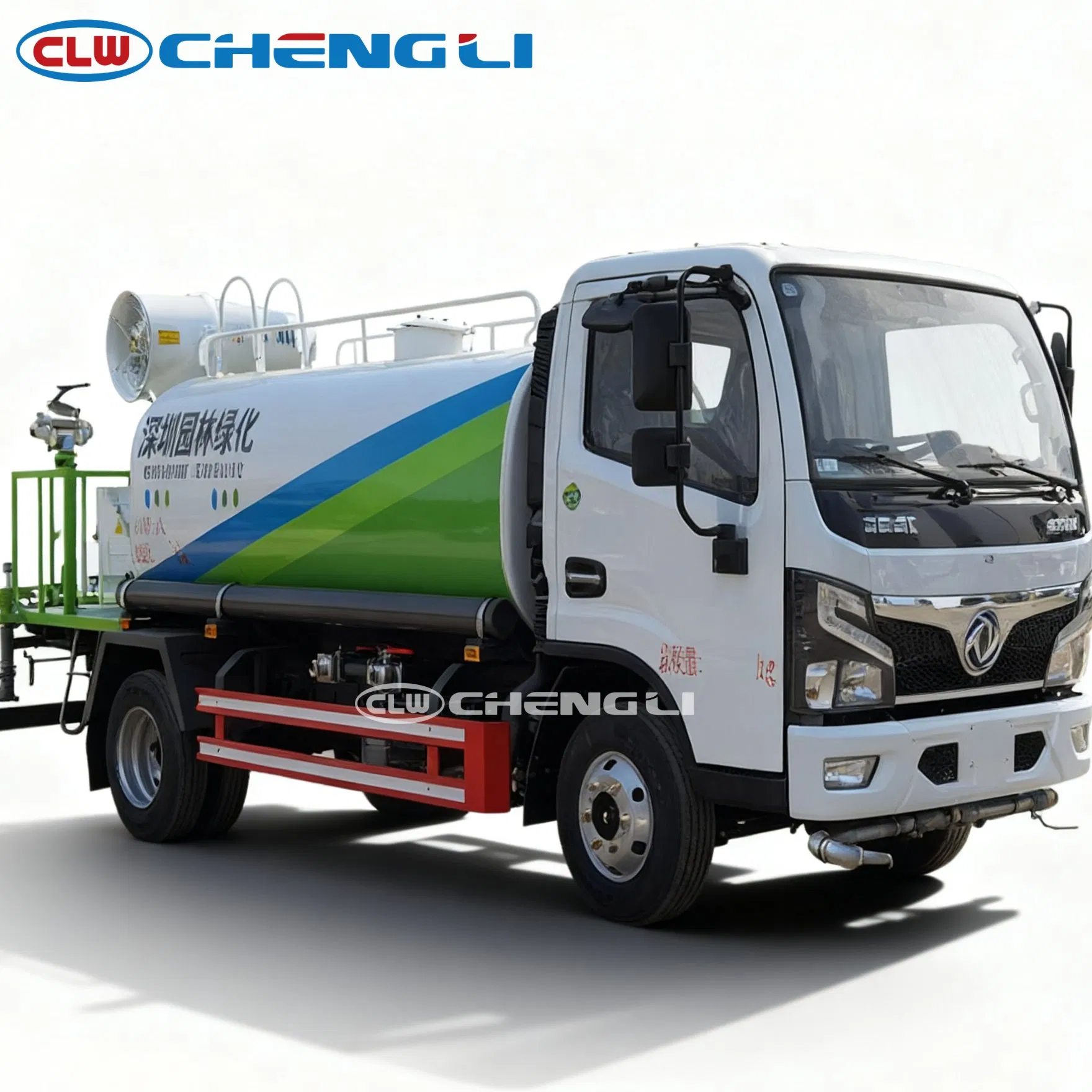 รถบรรทุกน้ำ 6 ล้อ 5,000 ลิตร Dongfeng D6 4×2 พวงมาลัยขวา รุ่น CLW5070GPSD6