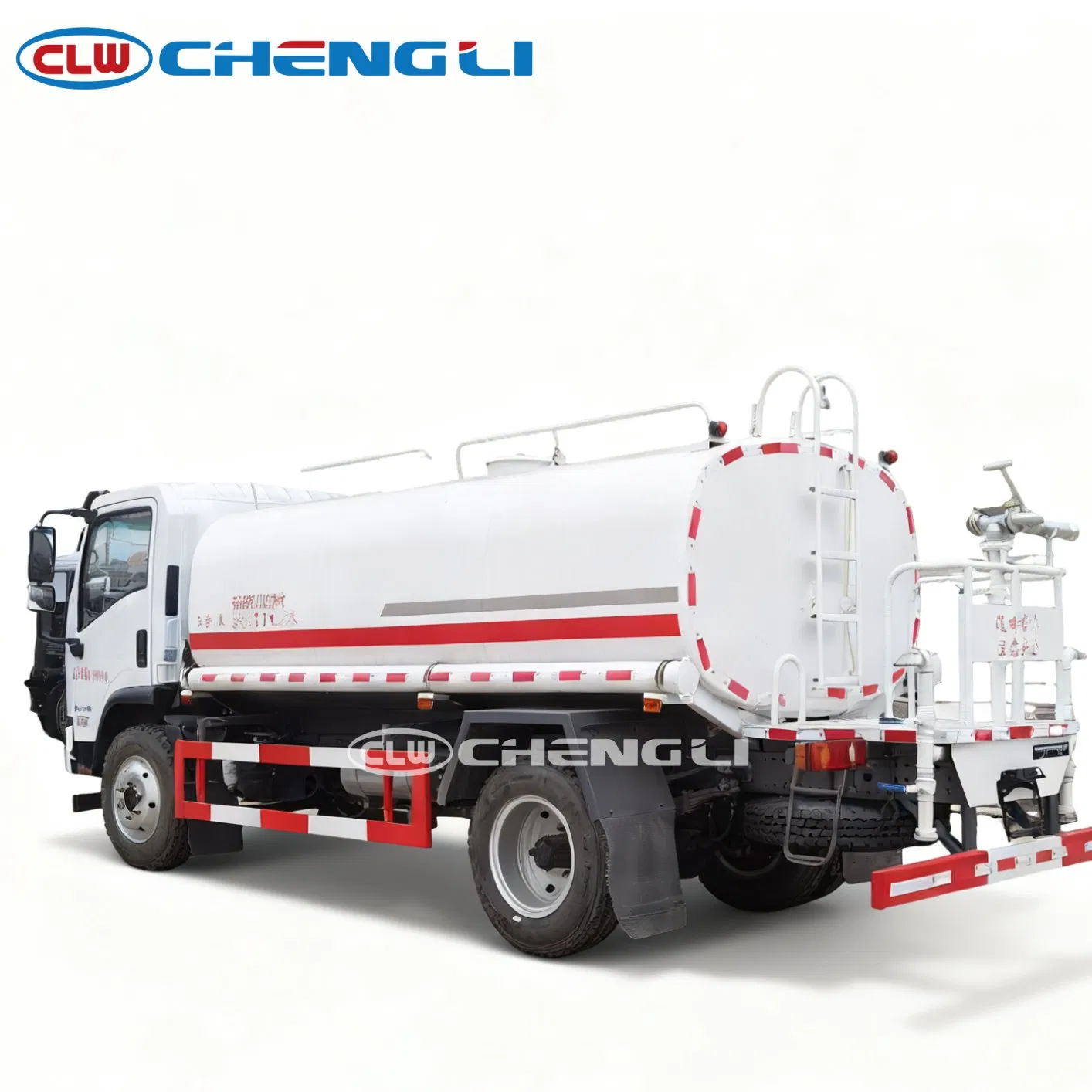 รถบรรทุกน้ำ Dongfeng H3 4×2 ถัง 9,000 ลิตร พร้อมปืนน้ำแรงดันสูงสำหรับไซต์ก่อสร้าง